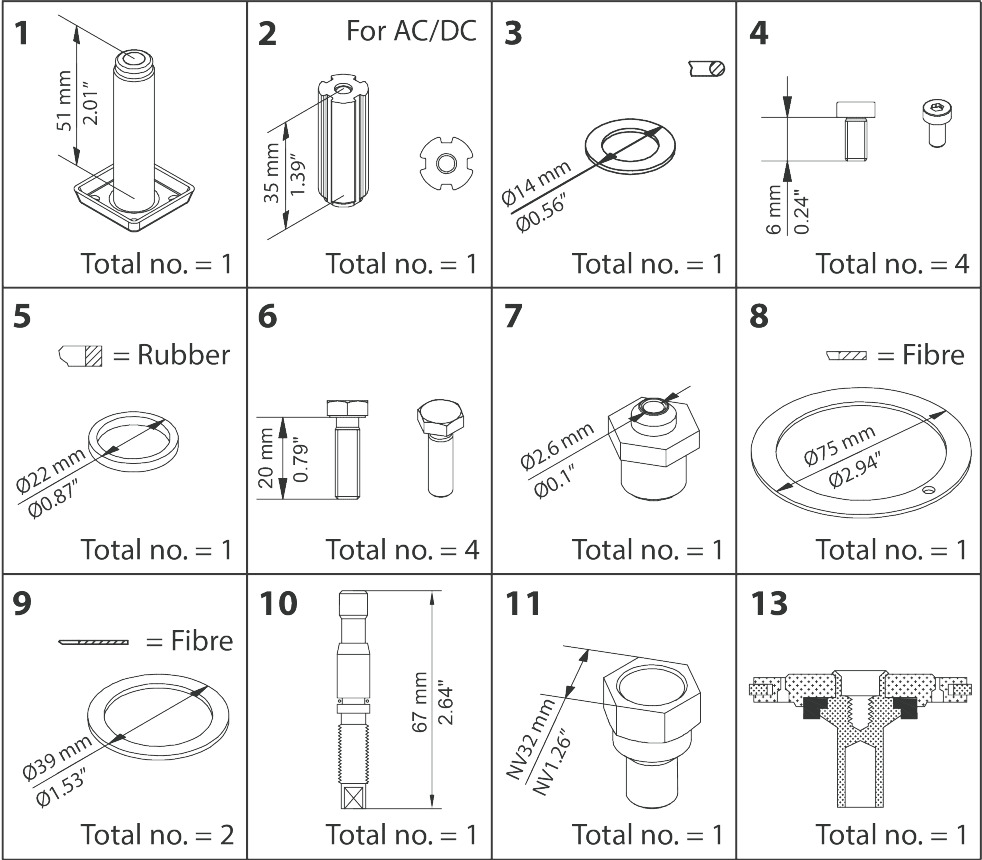 Overhaul kit, Overhaul kit