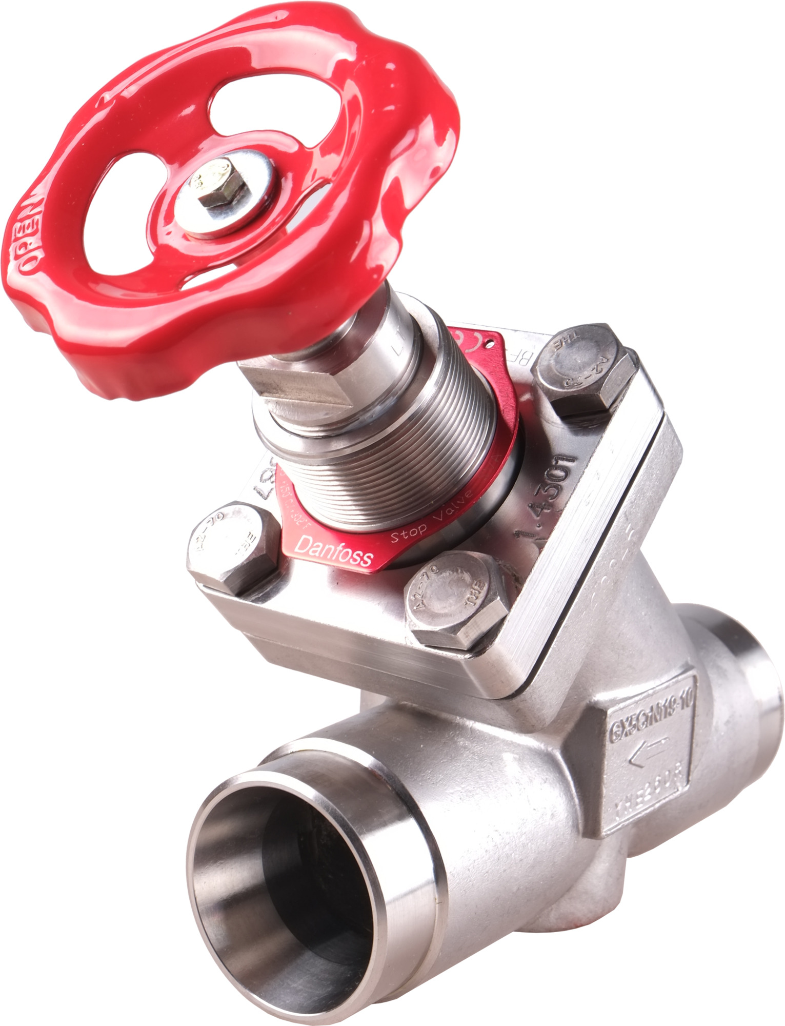 Shut-off valve SVA-S SS 25 Stainless steel