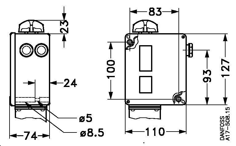 Pressure switch, RT5A