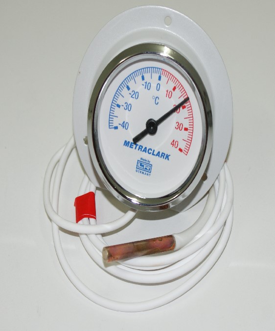 Room Thermometer 60mm Dia Dial for -40C to 40C Surface Mount