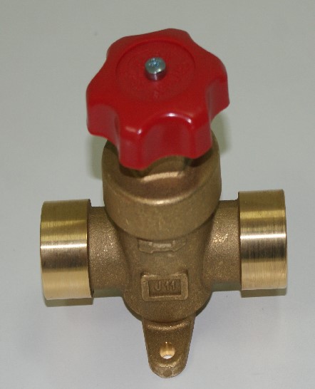 Hand Shutoff Valve 7/8" Solder 6220/7