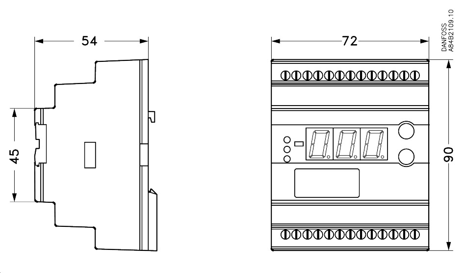 Media temperature controller, EKC 361