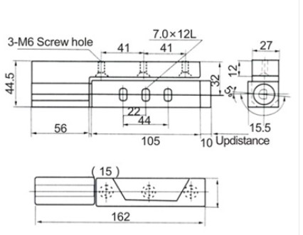 CT-1132 Hinge Edgemount  Each