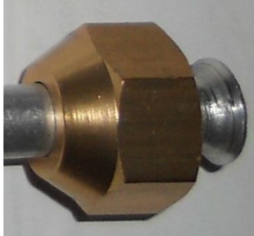 Flare Nut 5/8" Aluminium