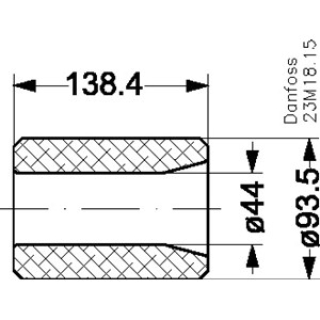 023U4381 Drier Block 48-DC Solid Core