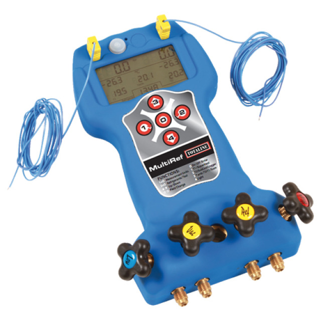 Totaline Digital Manifold Set for Multiple Refrigerants