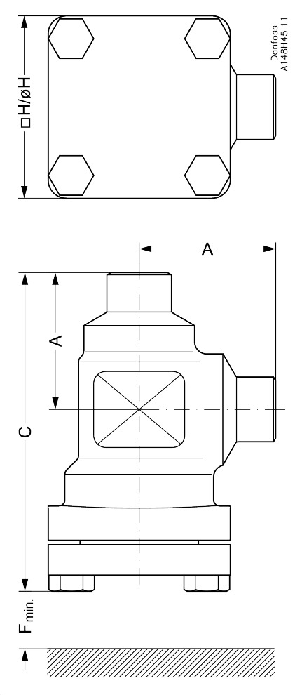 Strainer housing, FIA 20